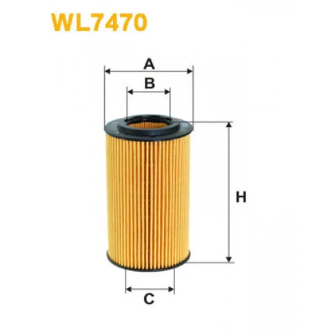 Oljefilter WIX FILTERS WL7470