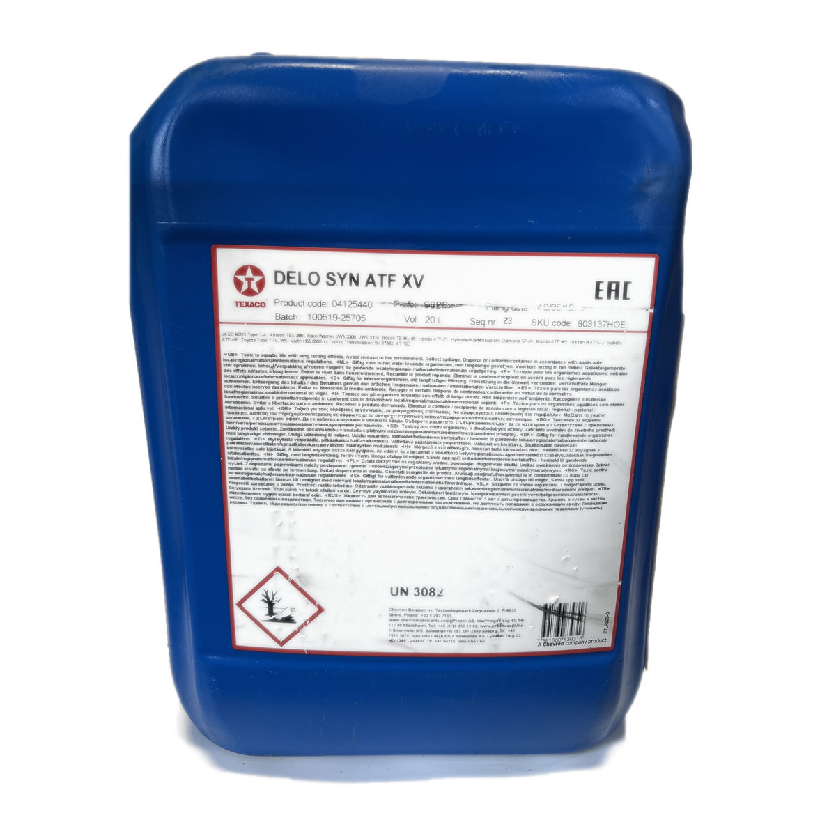 Texaco Delo Syn ATF XV automatgirolje 20 liter kanne
